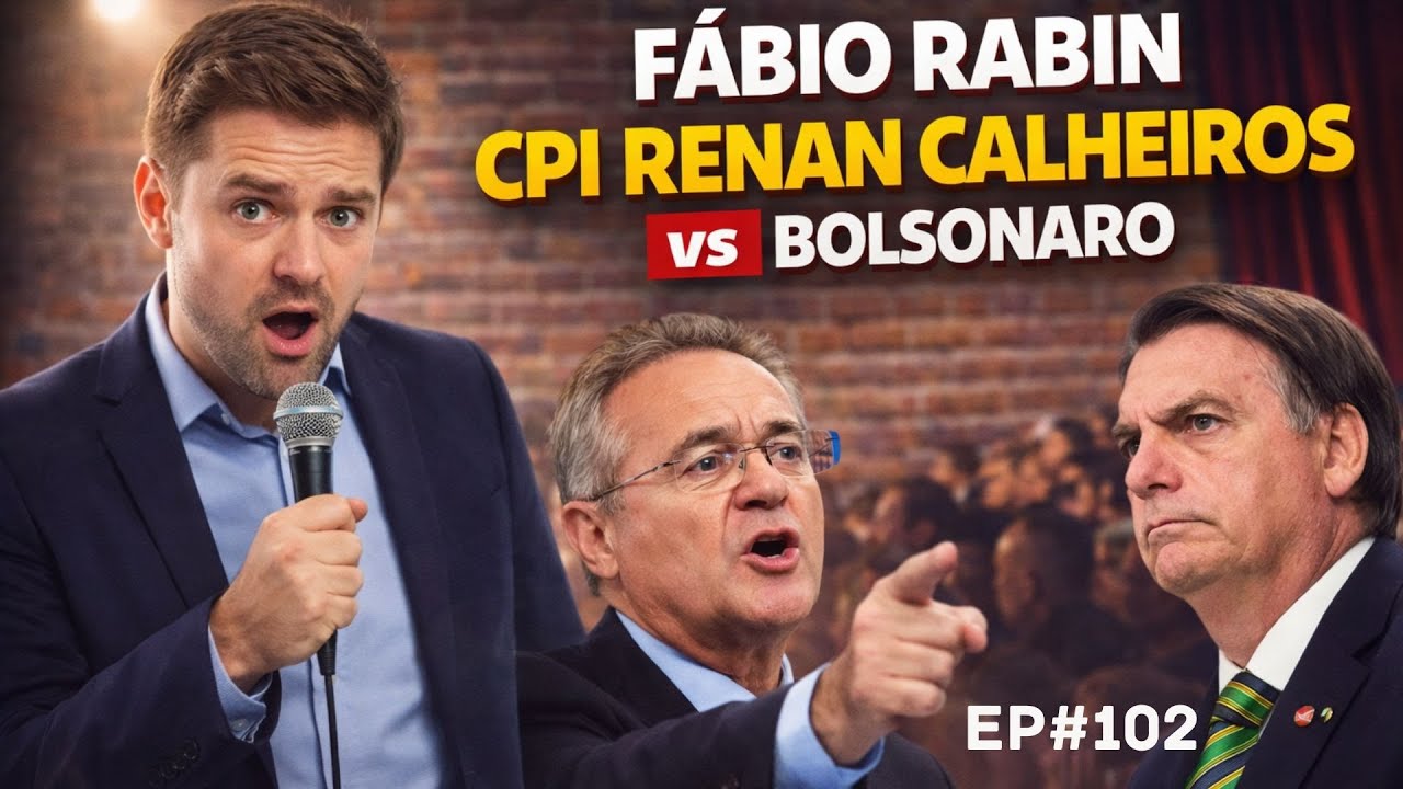 FABIO RABIN – CPI RENAN CALHEIROS VS BOLSONARO! (INÉDITO) | COMÉDIA STAND UP