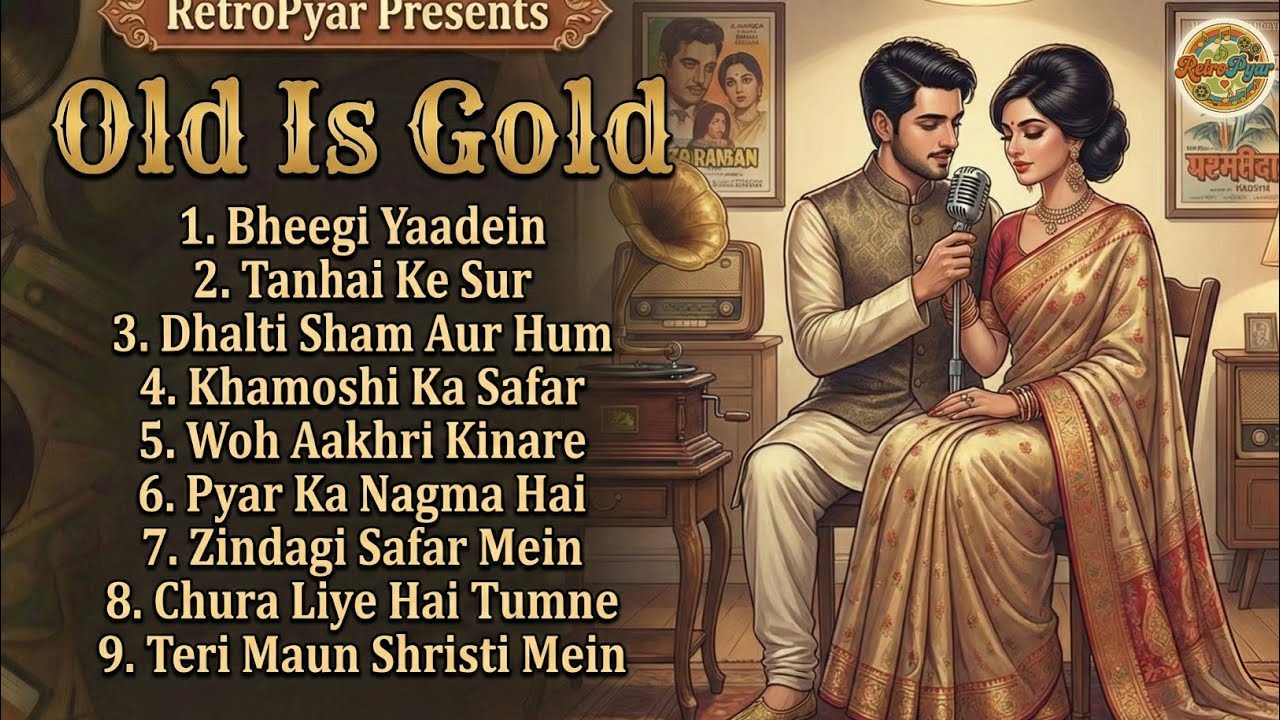 Golden Nostalgic Era Songs | 60s Melancholic Vibe | RetroPyar