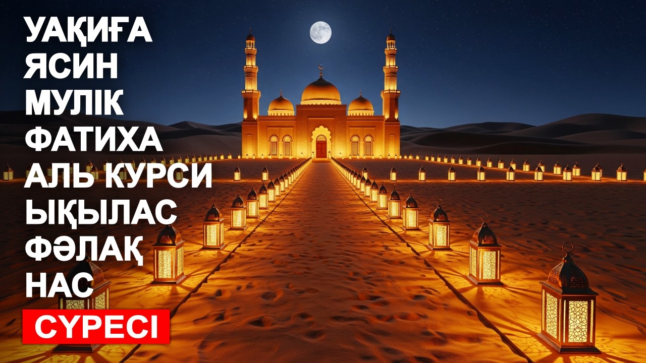 УАҚИҒА, ЯСИН, МҮЛК, ФАТИХА, АЯТУЛЬ КУРСИ, ЫҚЫЛАС, ФӘЛАҚ, НАС 🤲❤КЕРЕМЕТ ОҚЫЛУ | КУРАН ТЫНДАУ