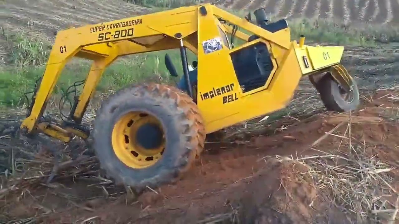 Bell carregadeira,operador Desenrolado