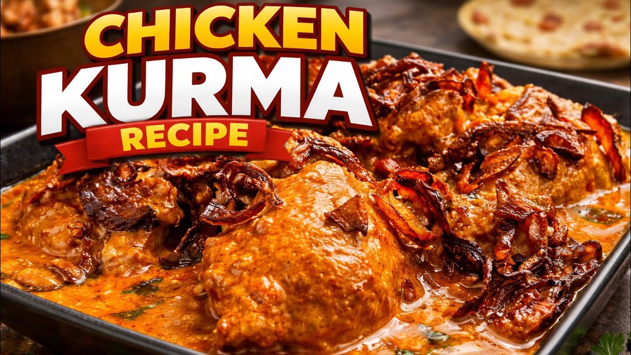 সহজ চিকেন কুরমা রেসিপি | Creamy Chicken Korma at Home | Bangla Cooking Vlog