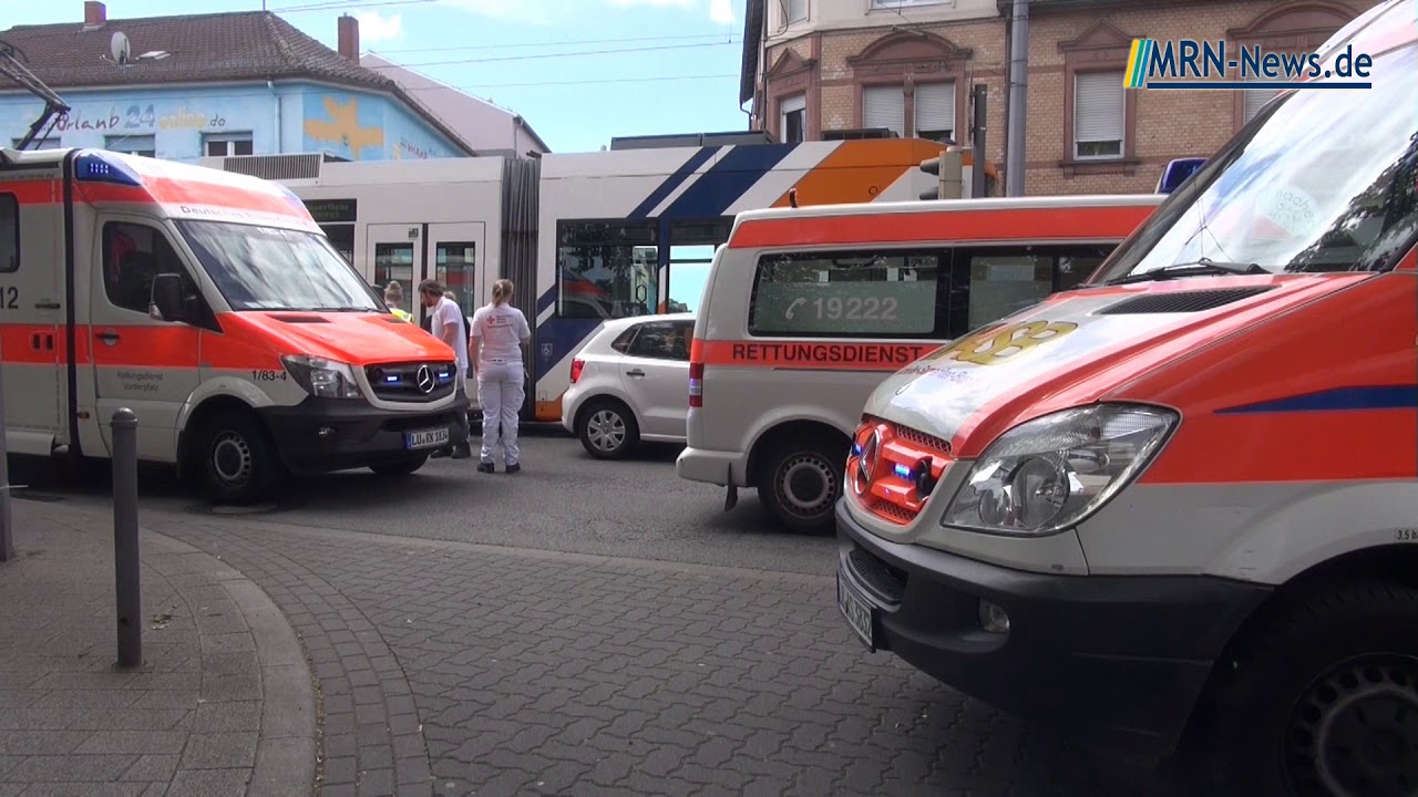 Ludwigshafen Straßenbahnunfall Rheingönheimer Straße