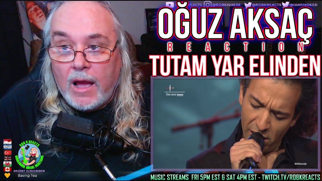 Oğuz AKSAÇ Reaction - Tutam Yar Elinden CANLI - First Time Hearing - Requested