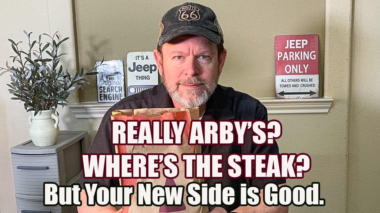 ARBY'S CHEESESTEAK AND NEW WHITE CHEDDAR MAC & CHEESE