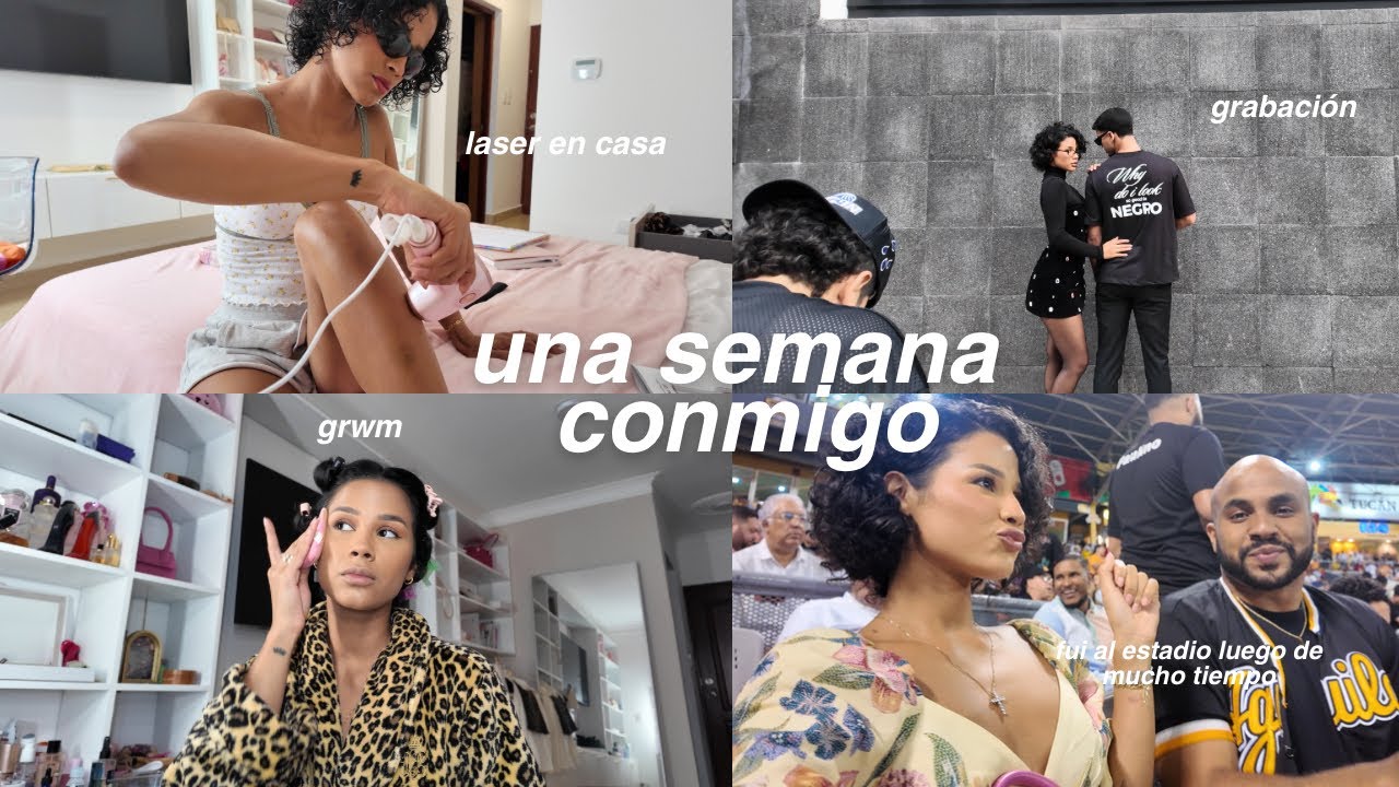 WEEKLY VLOG: láser en casa, work, grwm.