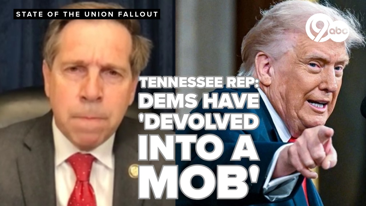 “Radical left wing mob”: Tennessee Rep. unloads on Democrats after Trump speech