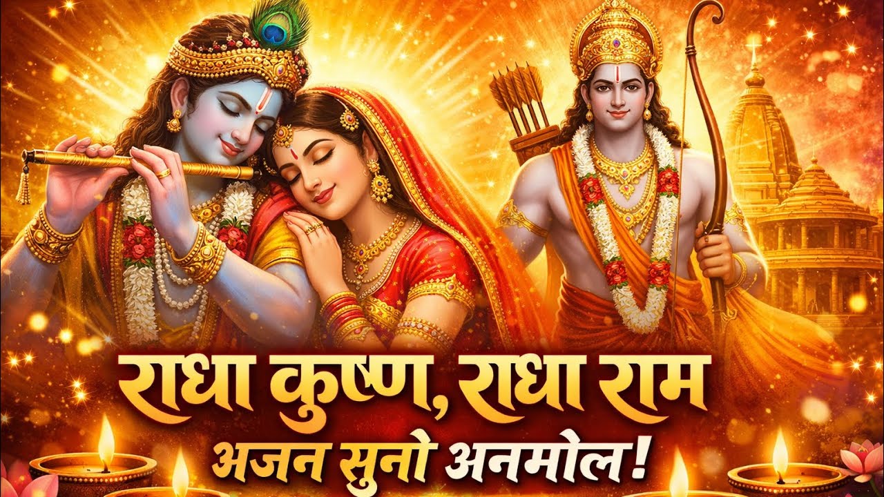 राधा नाम में राम बसे | Radha Krishna Radha Ram Bhajan | मन को छू लेने वाला मधुर भजन 🙏