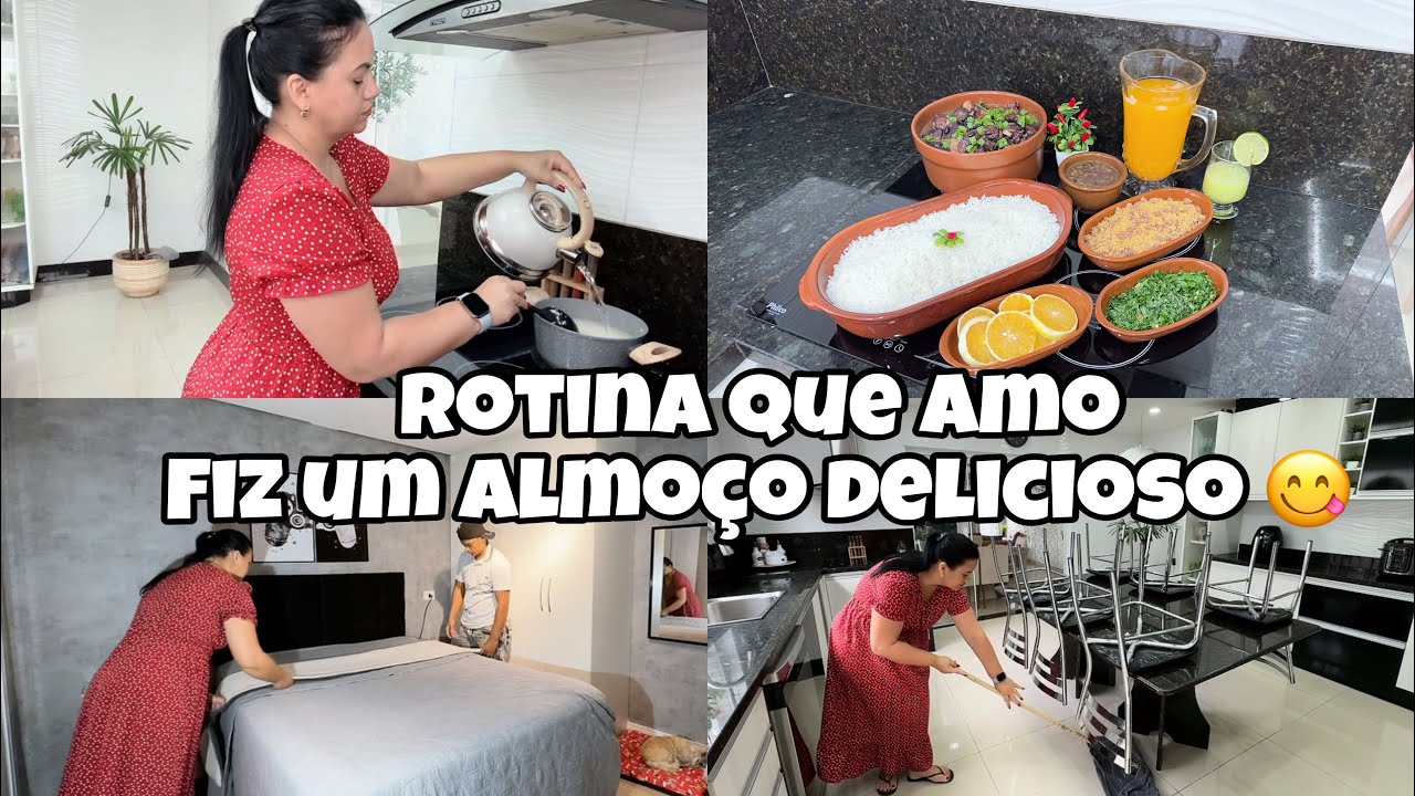ROTINA DE DONA DE CASA/ ORGANIZAÇÃO DA CASA/ FIZ FEIJOADA PARA O ALMOÇO ❤️