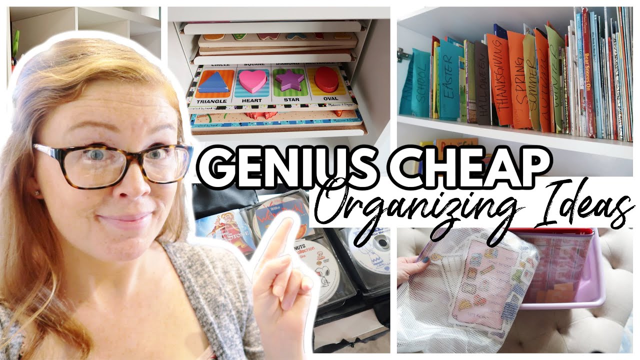 SIMPLE (& CHEAP) ORGANIZATION FOR BOOKS 📚 + DVDS 💿 + PUZZLES 🧩 + GAMES 🎲 || MEGA MOTIVATION COLLAB