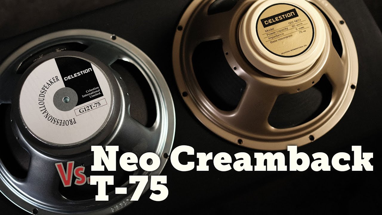 Celestion G12T-75 Vs Neo Creamback shootout plus speaker mix