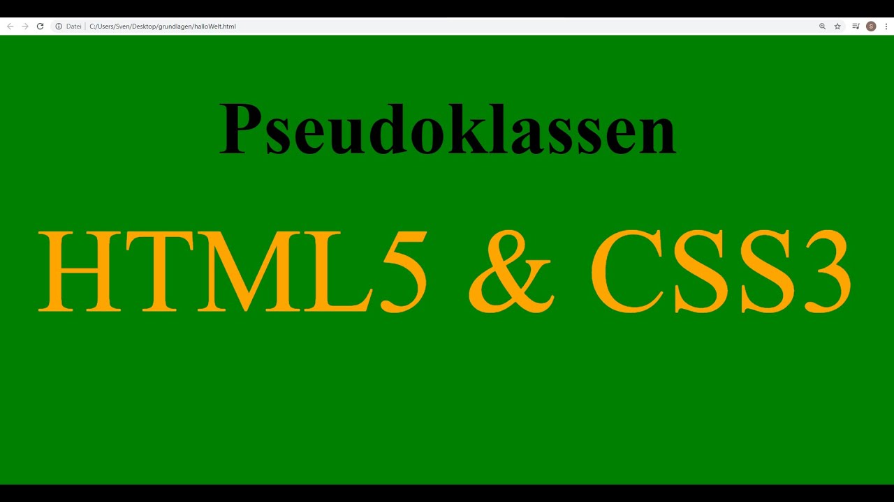 #37 Pseudoklassen & Pseudoelemente in CSS | HTML und CSS Tutorial new 2020