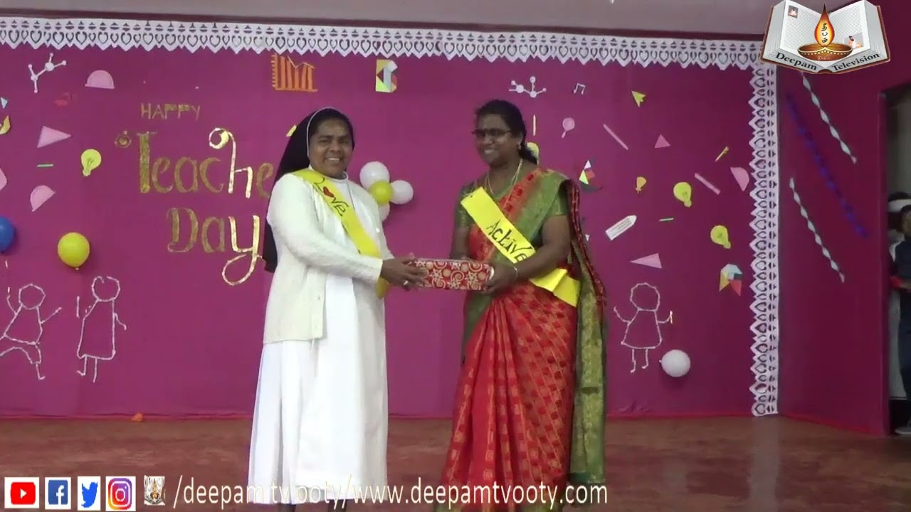 Teachers'  Day Function in St.Mary's Girls Hr Sec School Coonoor