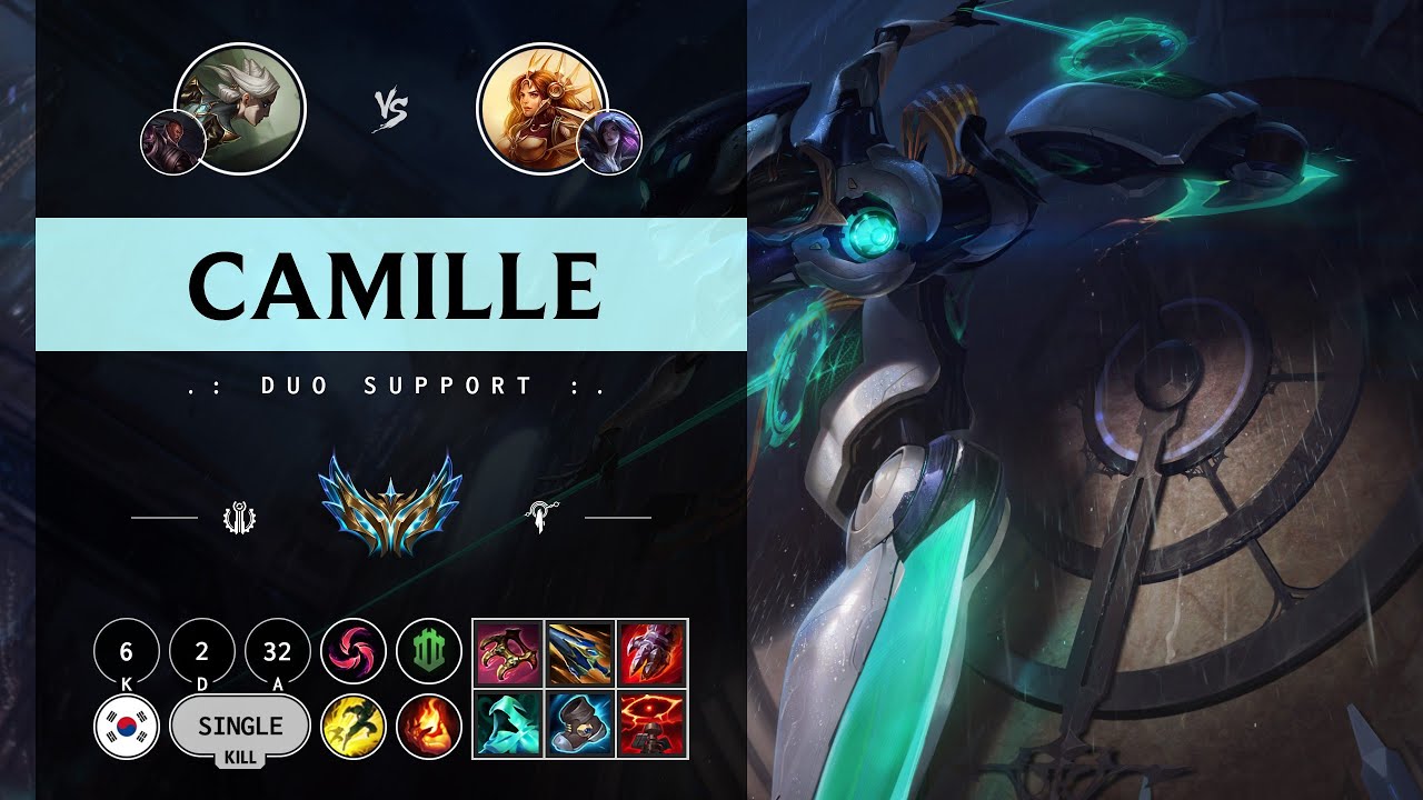Camille Support vs Leona - KR Challenger Patch 14.11