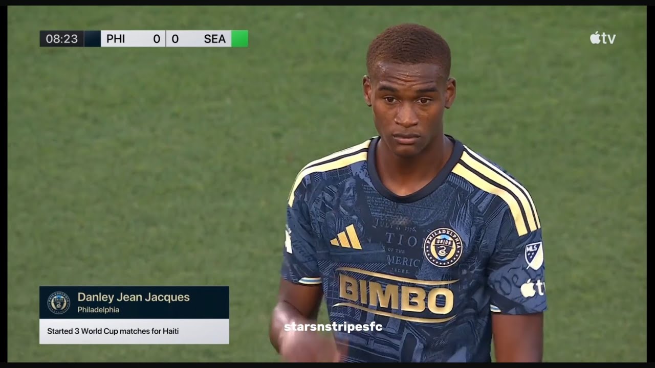 18 year old CB Neil Pierre vs Seattle Sounders. Barcelona interested?