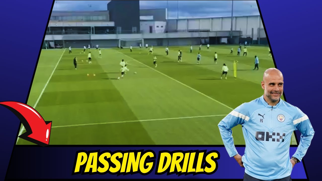 🎯 Passing Combination Drills With Passive Defense  / Pep Guardiola