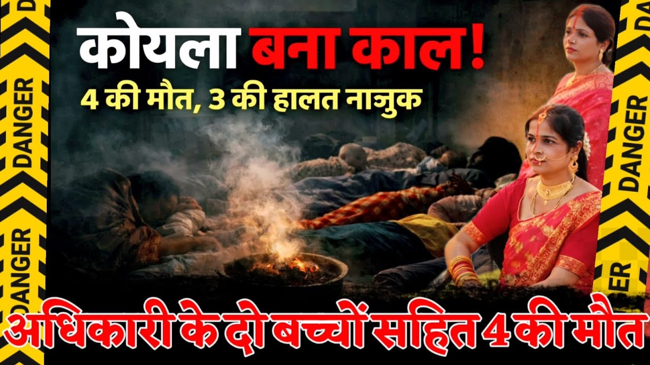 Varanasi News : अंगीठी से उठा मौत का धुआं! PCS अफसर के 2 मासूम बच्चों समेत 4 की मौत, 3 गंभीर