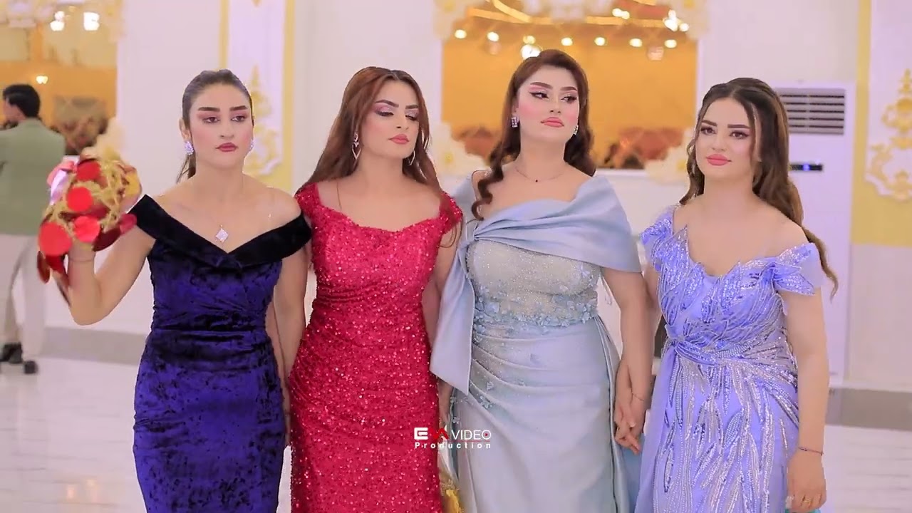 الفنان شاكر حلو و شاكر خليل حفلة زفاف حمو و سهام  في قاعة خملين ملكية شنكال جزء 5