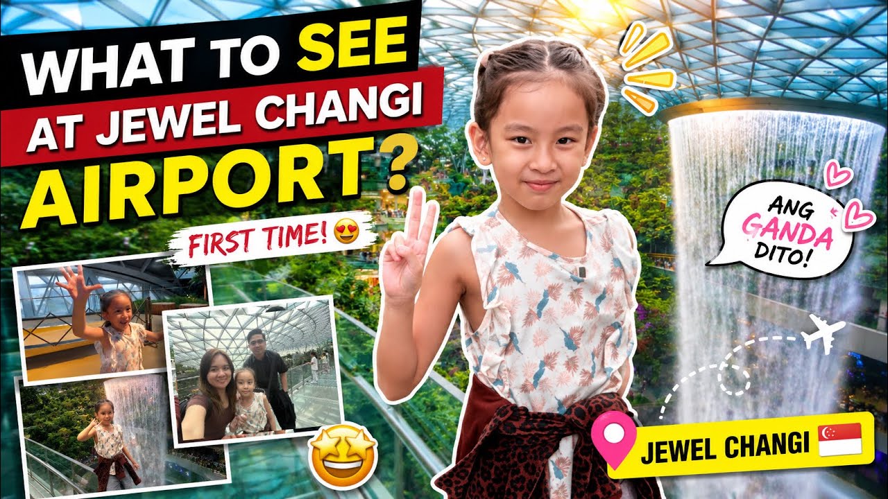 Is This the World’s Best Airport? | Changi Airport Singapore Family Tour | SG  Trip Part 1