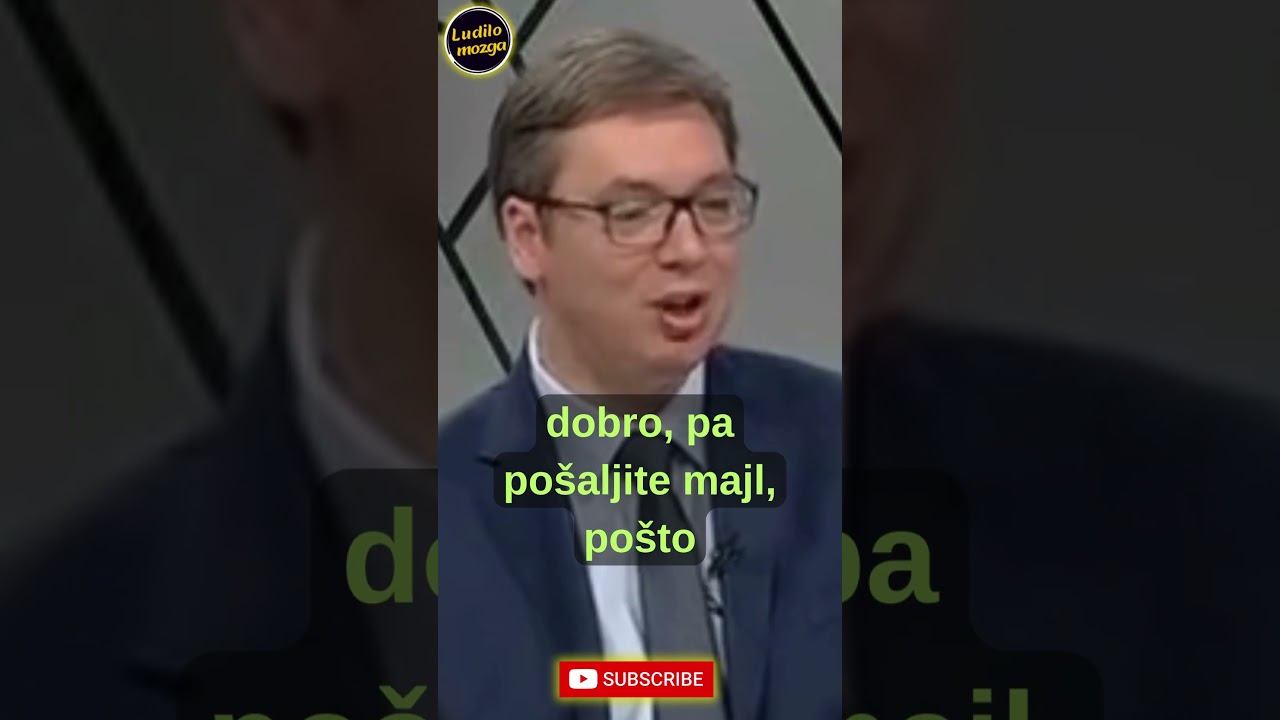 Kako Vučić priča vic #komedija #parodija #smeh #&scaron;ala#duhovito #vic #vicevi #vucic #najboljivicevi