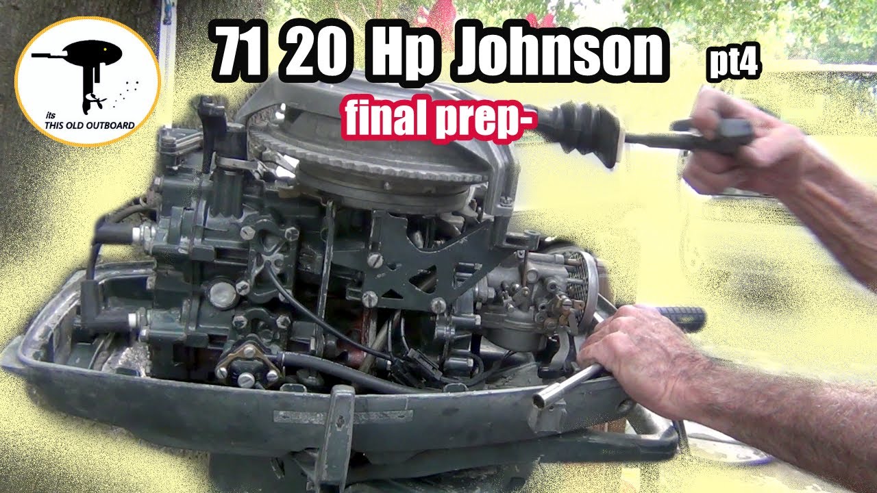 20 Hp Johnson Final Prep - Carb - Thermostat - Fuel Pump & More! - #outboardrepairvideos