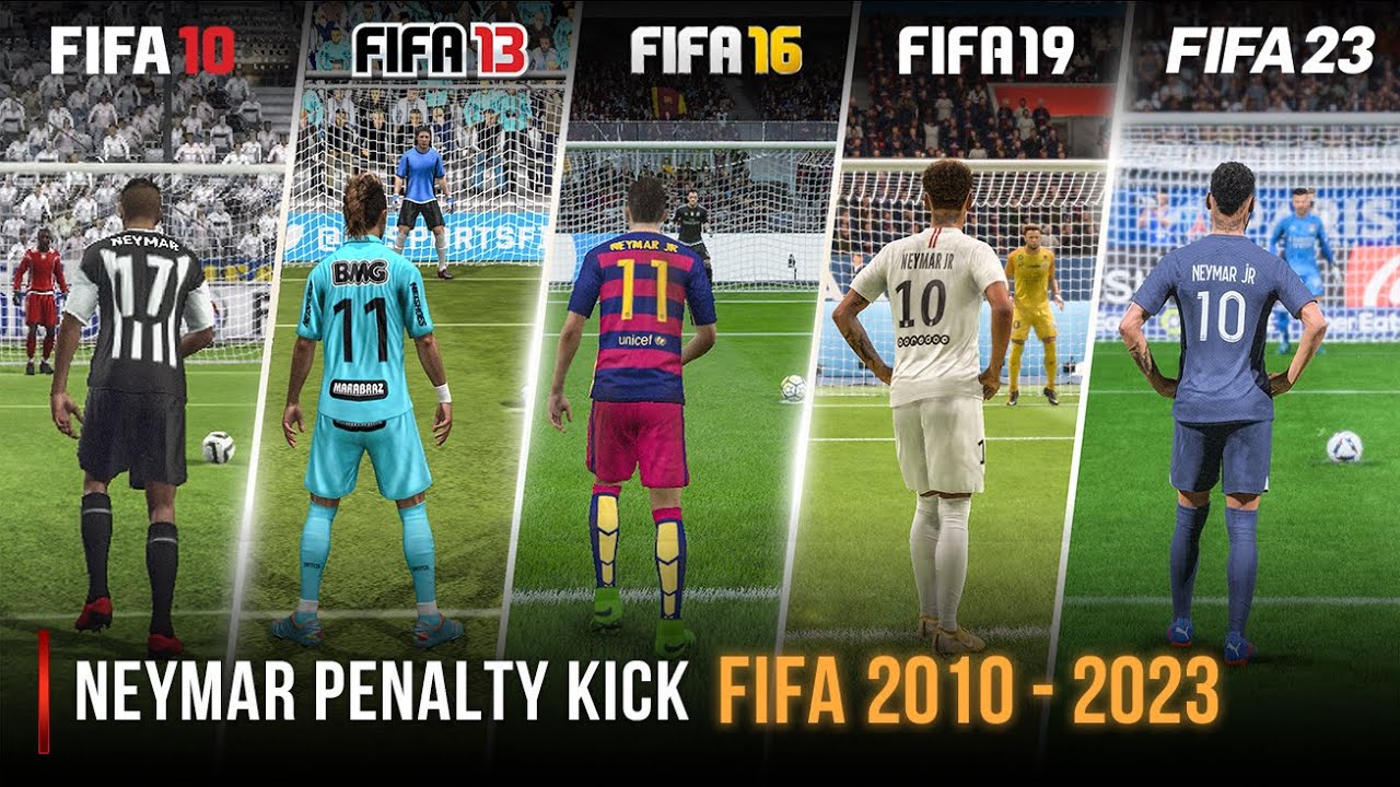 Neymar Penalty Kick In Every FIFA | 2010 - 2023 |