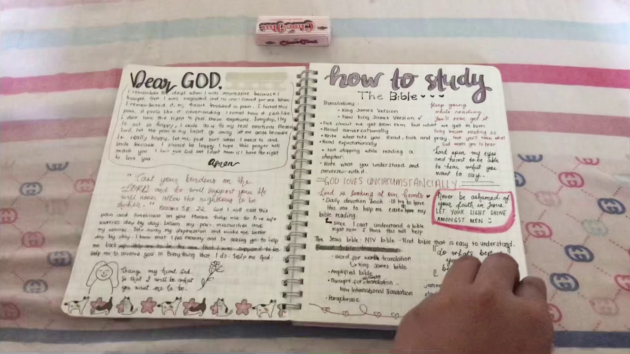 Bible study and Prayer Journal Flip Through