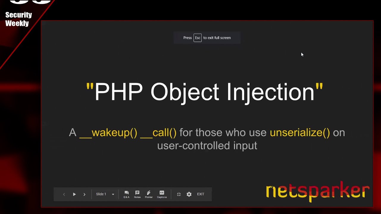 Sven Morgenroth, Netsparker - Paul's Security Weekly #584