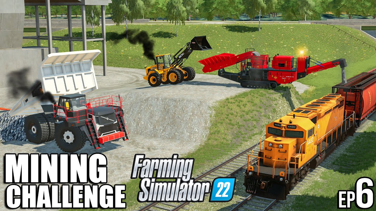 Mining LITHIUM ORE and export to GOLD CREST VALLEY | Mining Challenge | Farming Simulator 22 | #6