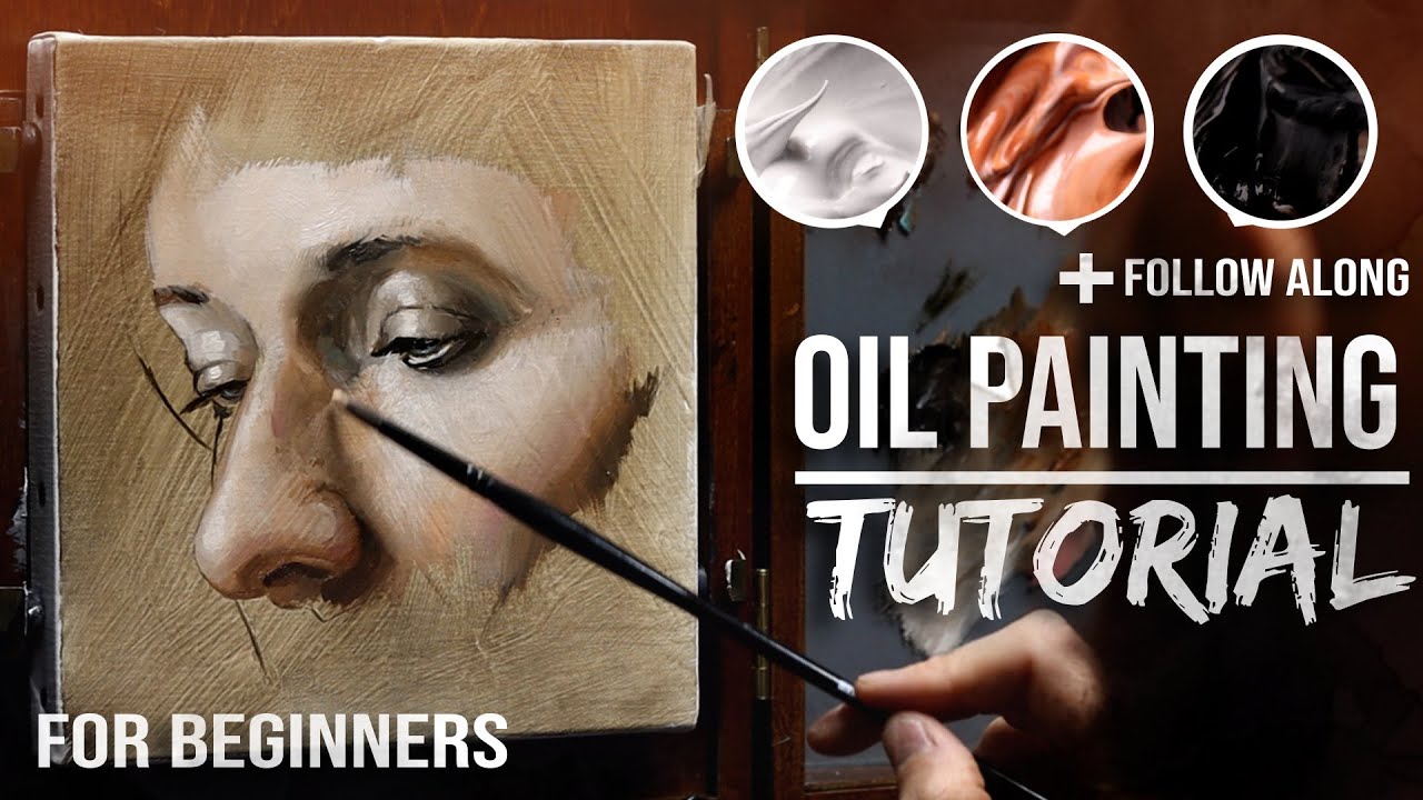 Easy Oil Painting Techniques EVERYONE Should Know! (Step by Step Oil Painting Tutorial)