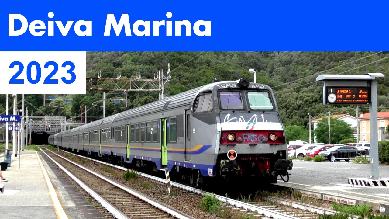 Treni alla Stazione di Deiva Marina - Trenitalia, MEDWAY, Railpool & MRCE