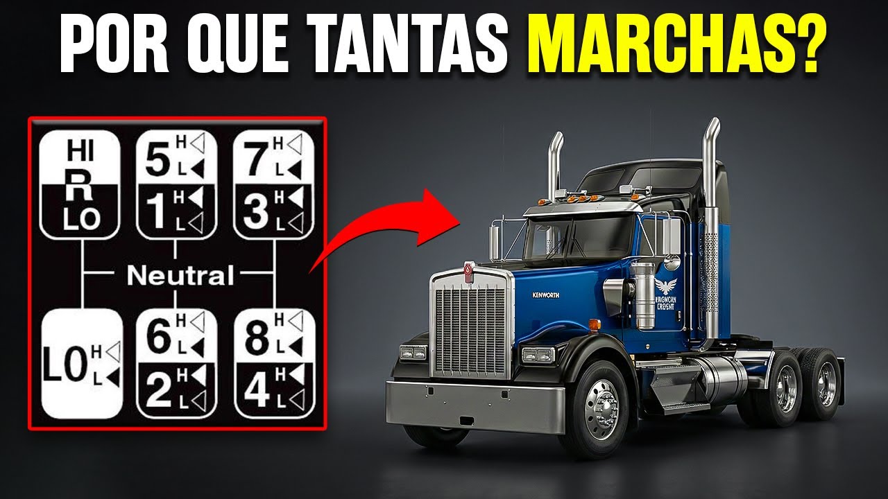 Por que um caminhão precisa de tantas marchas para funcionar?