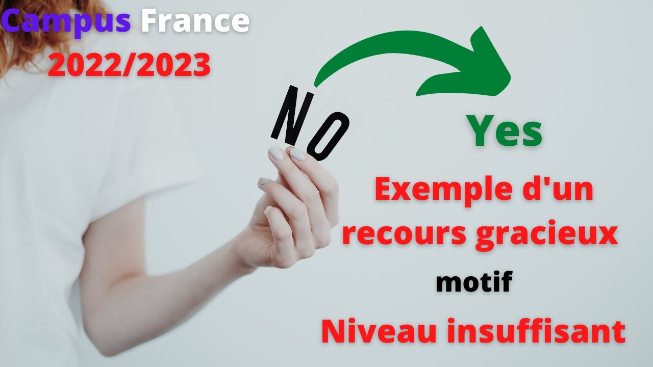 Exemple de recours gracieux motif :  niveau insuffisant (  méthodologie + conseils )
