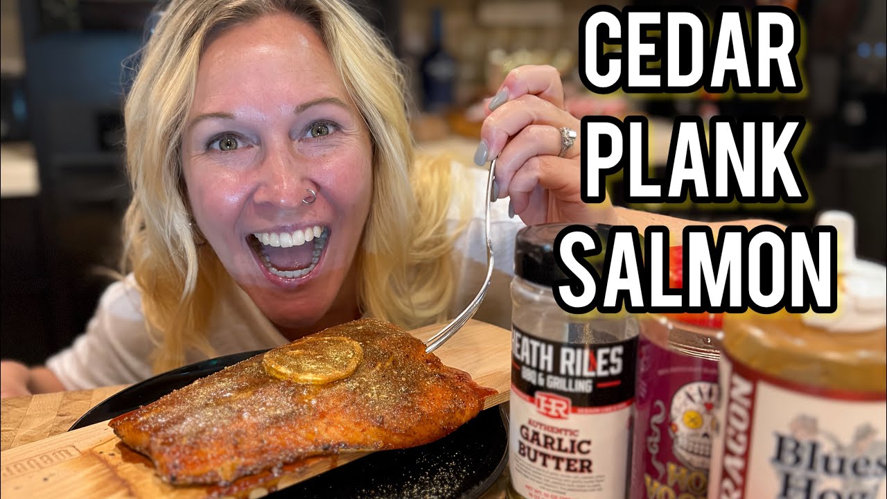 How To Smoke The Best Cedar Plank Salmon I’ve Ever Eaten! Made On The RecTeq Pellet Smoker! 