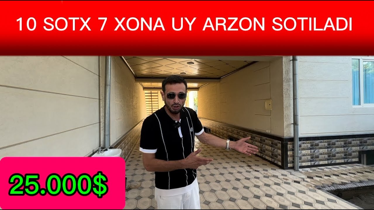 10 SOTX 7 XONA YEVRO REMONT UY ARZON YER XISOBIDA SROCHNO SOTILADI KATTA YO'L YUZIDA NARX 1 SOTX UN