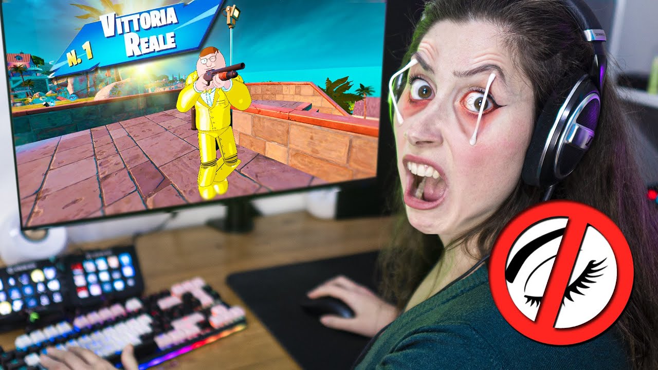FORTNITE  ma se SBATTI GLI OCCHI valanga di GAVETTONI *Challenge Impossibile*