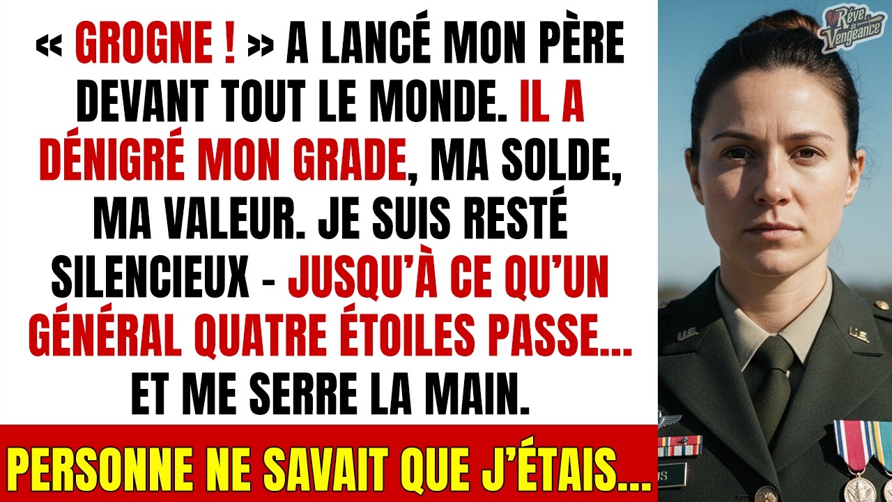 Mon père m'a humiliée devant mon unité : le Karma l'a frappé instantanément