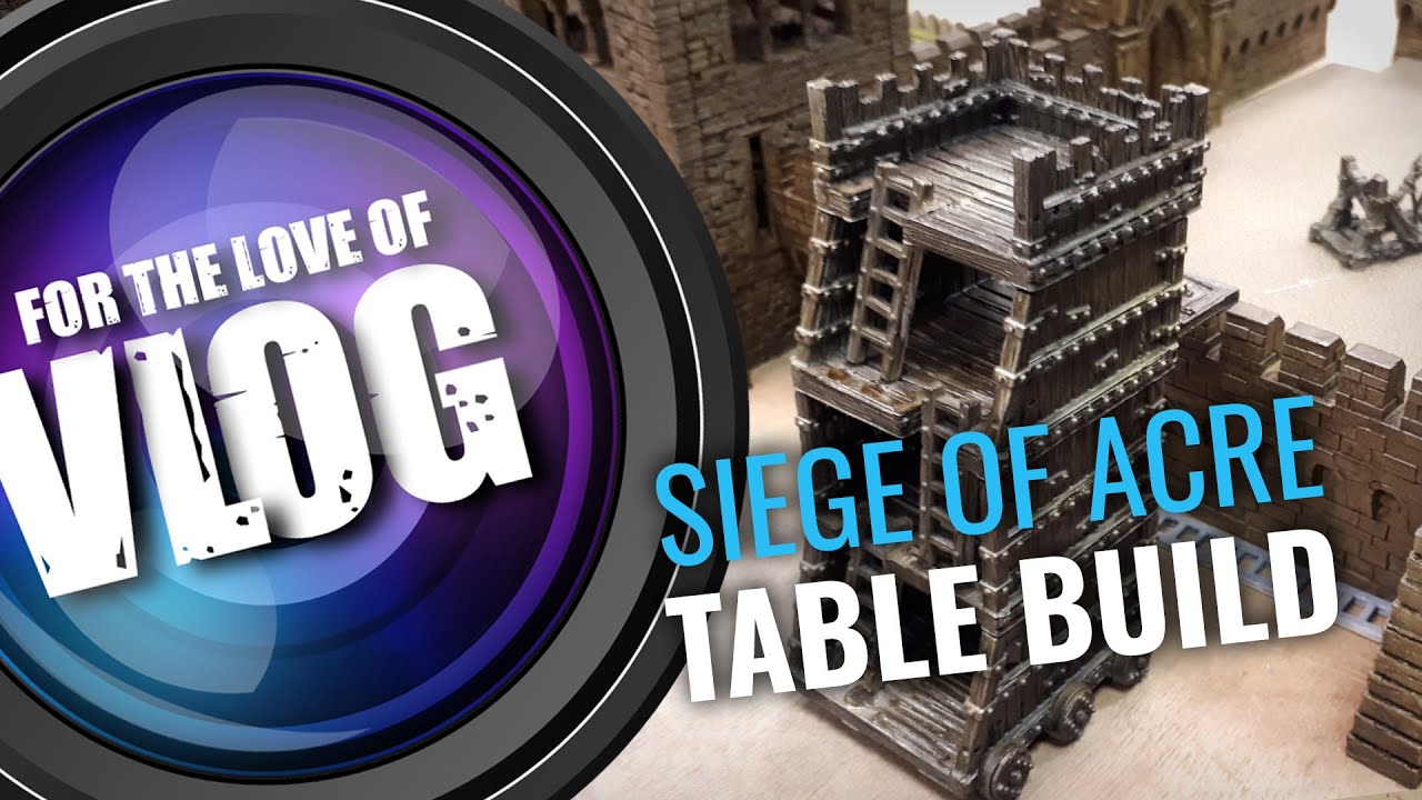 VLOG: Crusader Wargaming Table Build - Part One