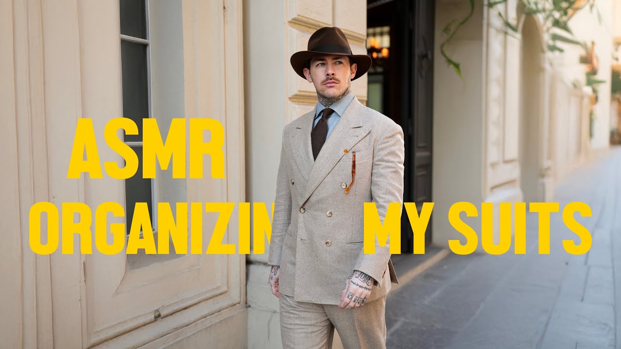 ASMR- Organizing My Suits