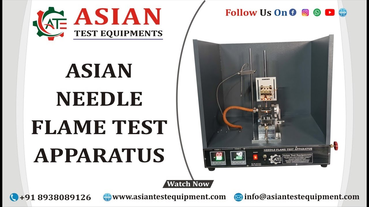 IEC 60695  Needle Flame Test Apparatus | Asian Needle Flame Testing Machine For Electric Product |
