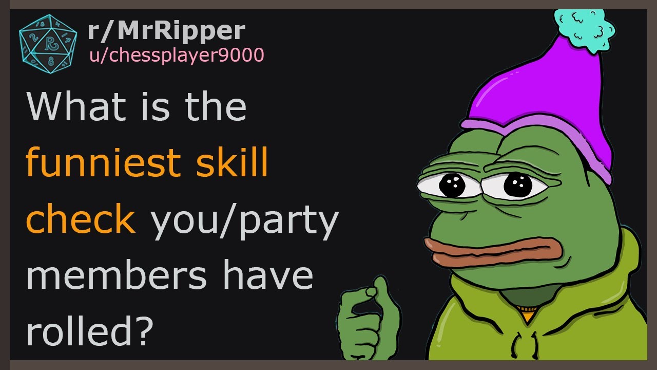 D&D players, What is the funniest skill check you/party members have rolled?  #dnd