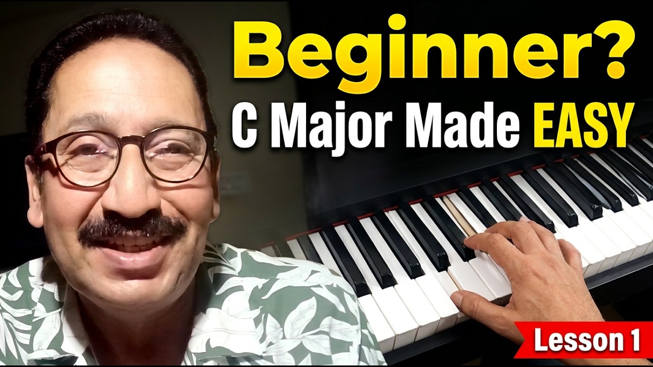Keyboard for Beginner | Lesson 1 | C Major Scale & Sargam Basics