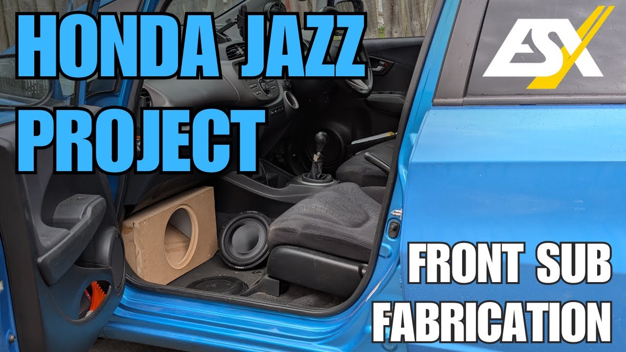 Проект Honda Jazz — изготовление фронтального сабвуфера