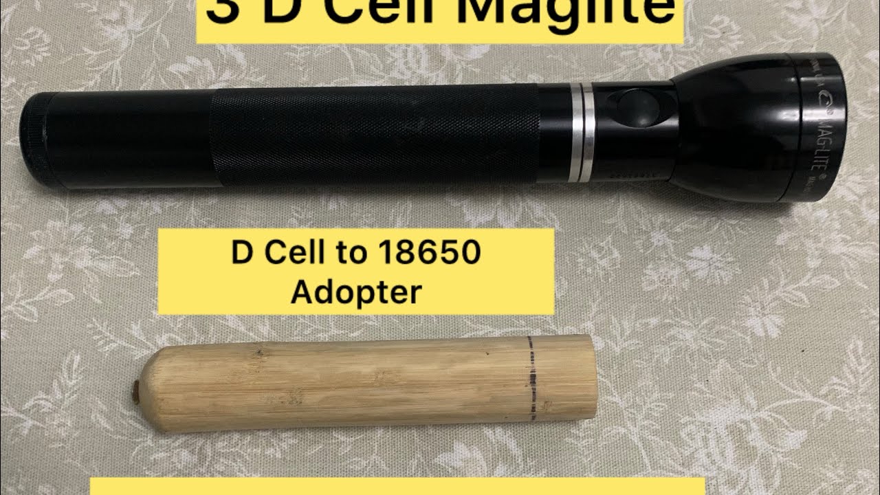Maglite # upgrade #18650 battery #Adopter# Homemade # 