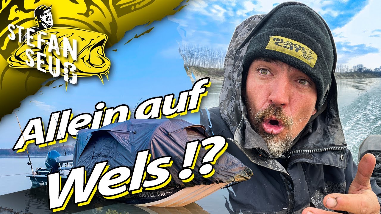 Allein auf WELS !? | Gefährliche Angel-Nacht | Neuer Geheimköder??