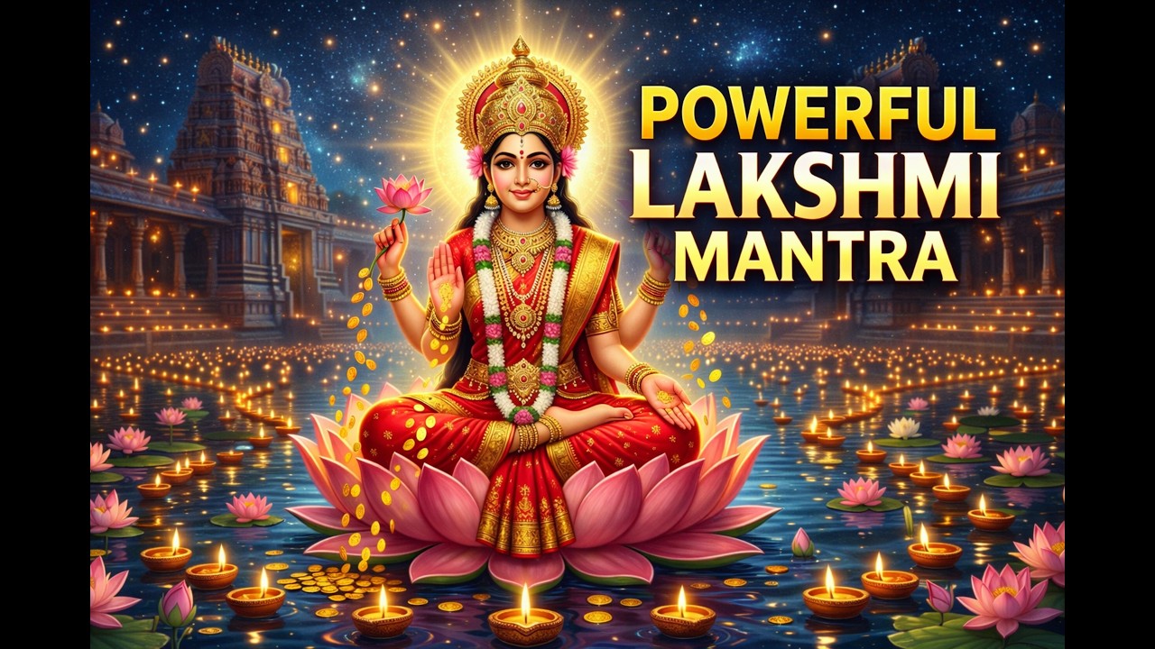 Powerful Lakshmi Mantra | శ్రీ మహాలక్ష్మీ మంత్రం | धन प्राप्ति मंत्र | Attract Wealth & Prosperity