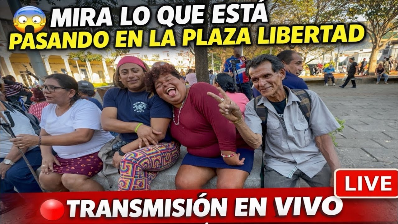 🛑Transmision envivo desde la plaza libertad ,  que. hizo chayan los zapatos 😱😱