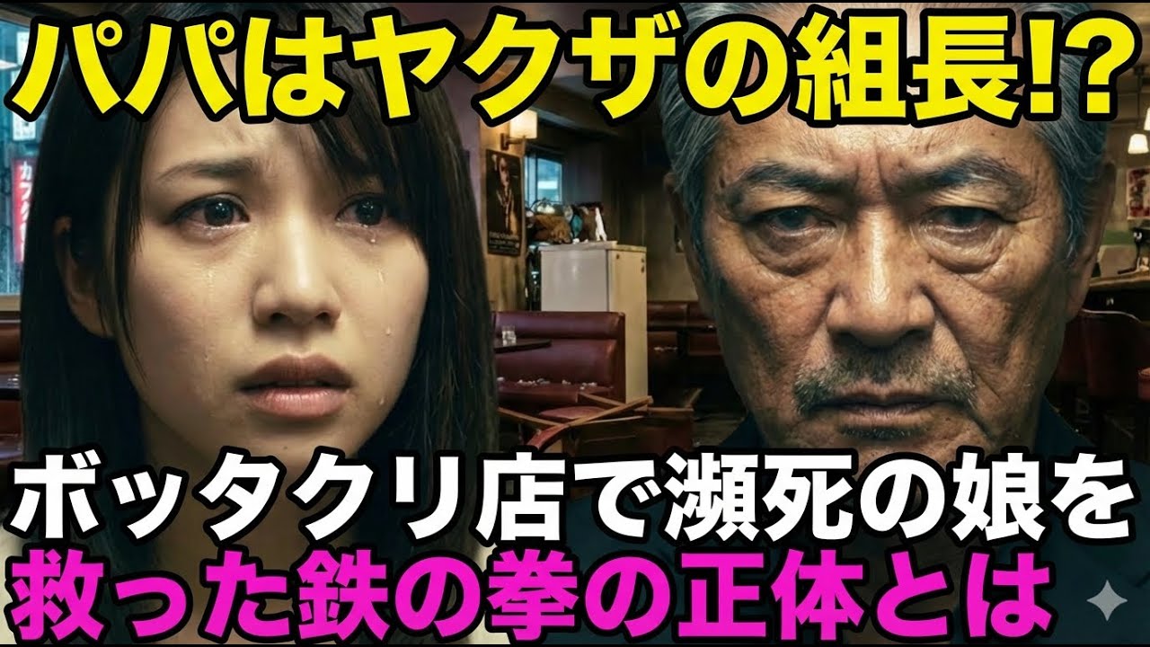 ヤクザの組長パパの逆襲！ボッタクリ店で瀕死の娘を救ったのは…裏社会を統べる「鉄の拳」だった！恩返しと感動の結末