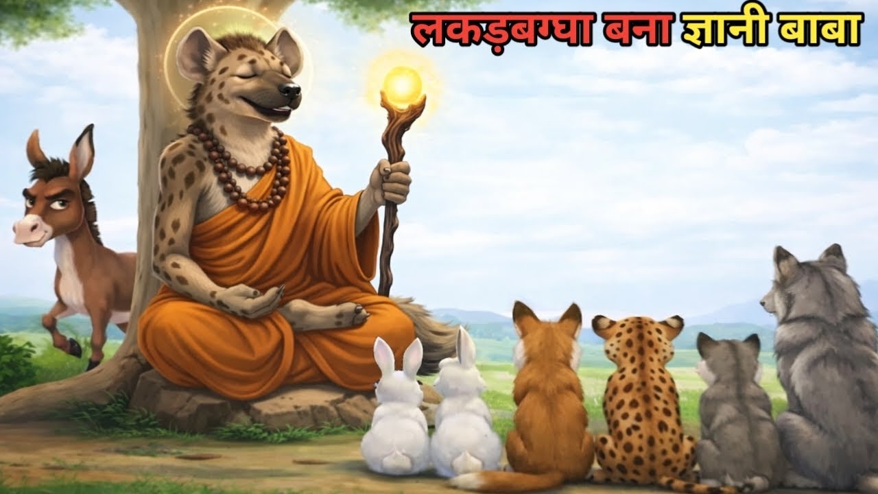 Lakadbagha Banaa Gyani Baba | Jungle Ki Anokhi Kahani HINDI MORAL STORY