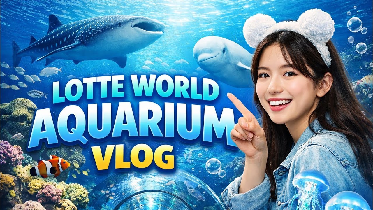 Exploring Seoul's Underwater Paradise @ LOTTE World Aquarium 🇰🇷