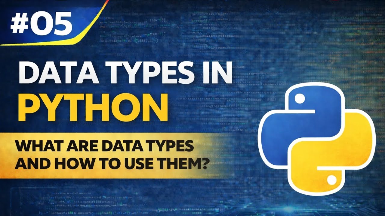 Master Python Data Types: Everything You Need to Know | EP 05